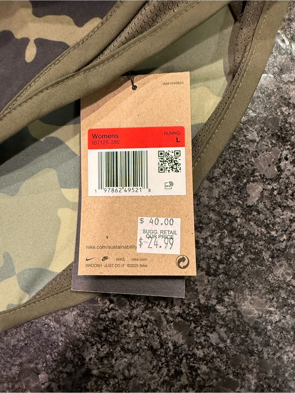 Nike Camo Training Shorts - Olive Green/Black